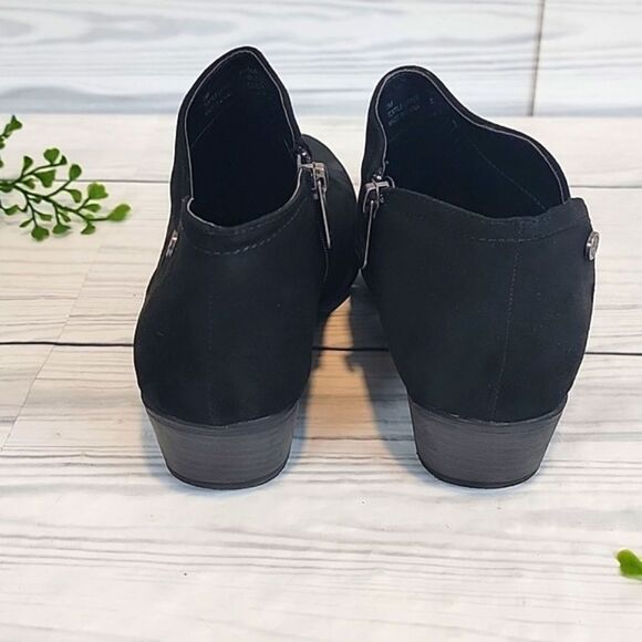 Daisy Fuentes Wrena Ankle Booties Black Faux Suede Womens Size 7M - Picture 4 of 9